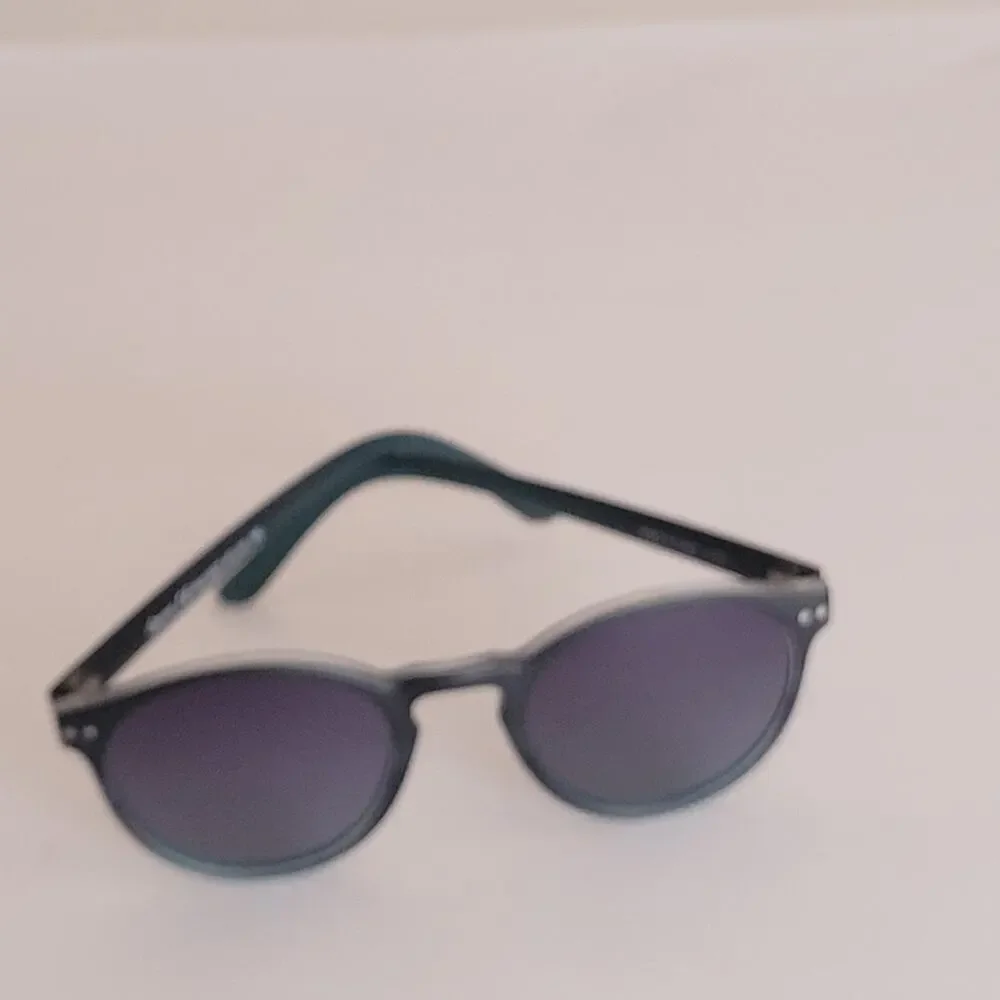 Ben.X 9027 Matte Black Round Sunglasses Lightweight Made in Turkey Unisex